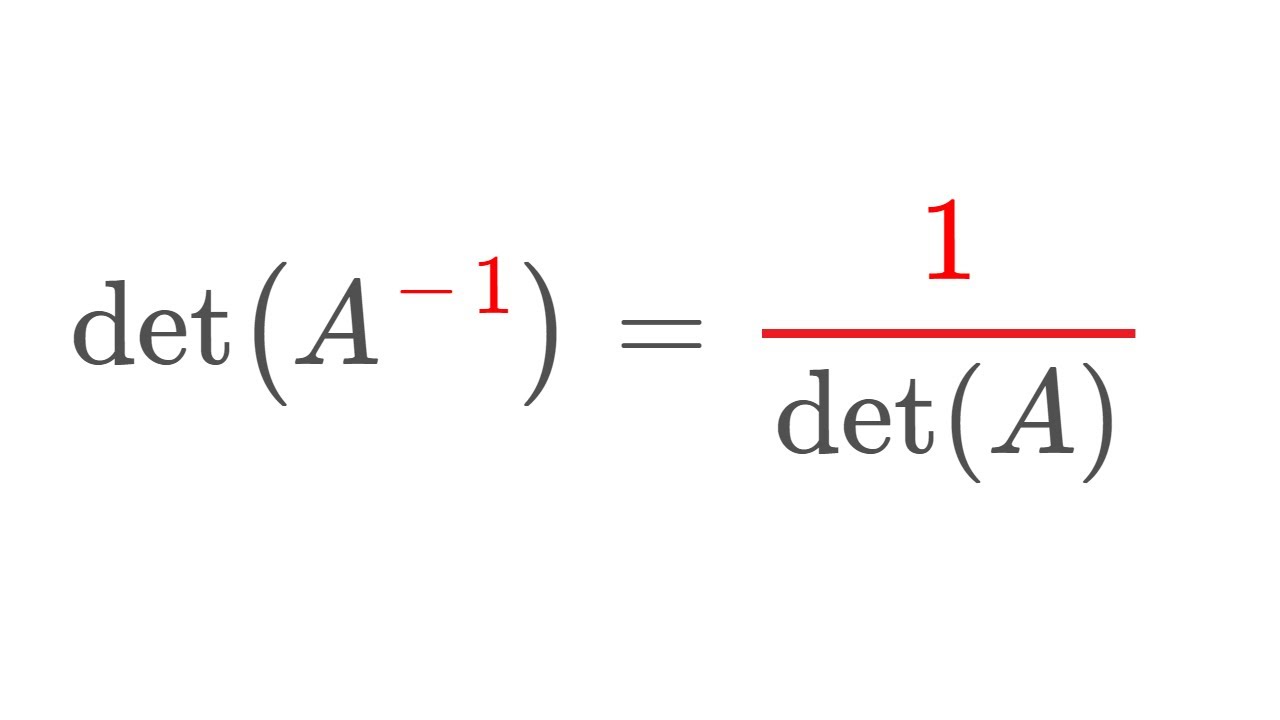 Det A-1
