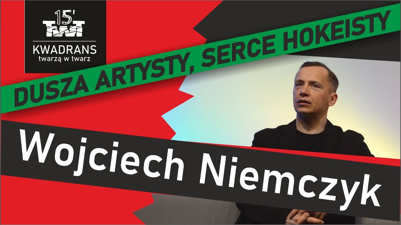 Aktor na lodzie? WOJCIECH NIEMCZYK o teatrze i pasji do hokeja | Kwadrans Twarzą w Twarz
