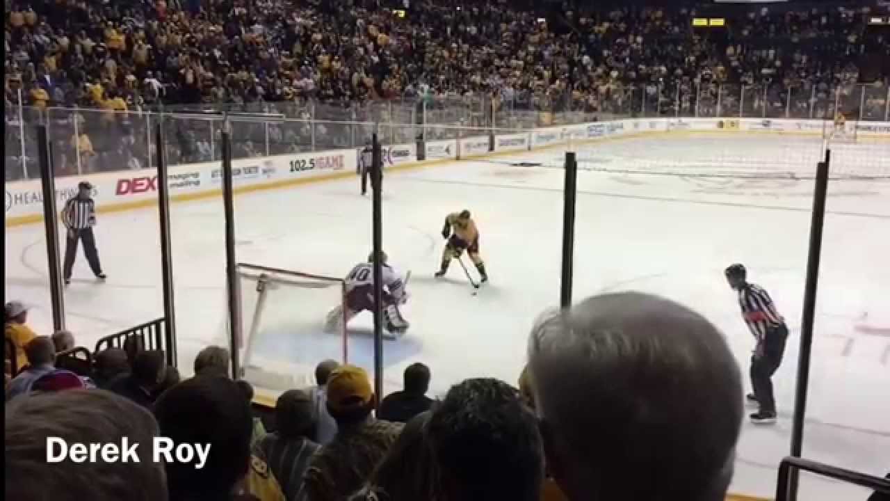 Nashville Predators Derek Roy and Ryan Ellis Shootout Goals Slo-mo