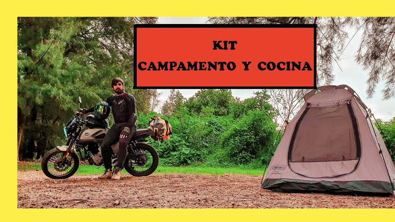 ⛺🏍Kit CAMPAMENTO en MOTO - VENTO ROCKETMAN 250