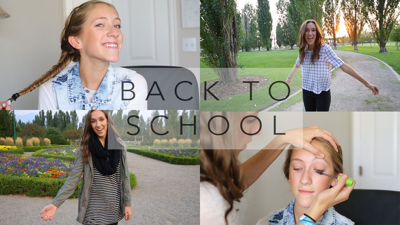 Back To School Style & Beauty + What's In My Backpack? | Gardiner Sisters