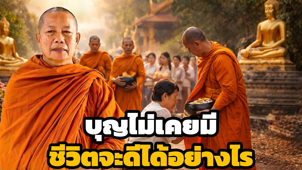 บุญถ้าไม่ทำไว้ก่อน  ก็อย่าไปหวังผลบุญ ธรรมะคลายทุกข์ พระมหาบุญช่วย ปัญญาวชิโร 9