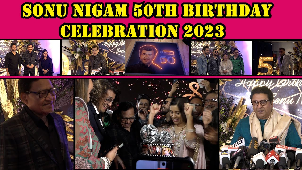Sonu Nigam 50th Birthday Celebration 2023 | Bhojpuriya Mumbai Sangam