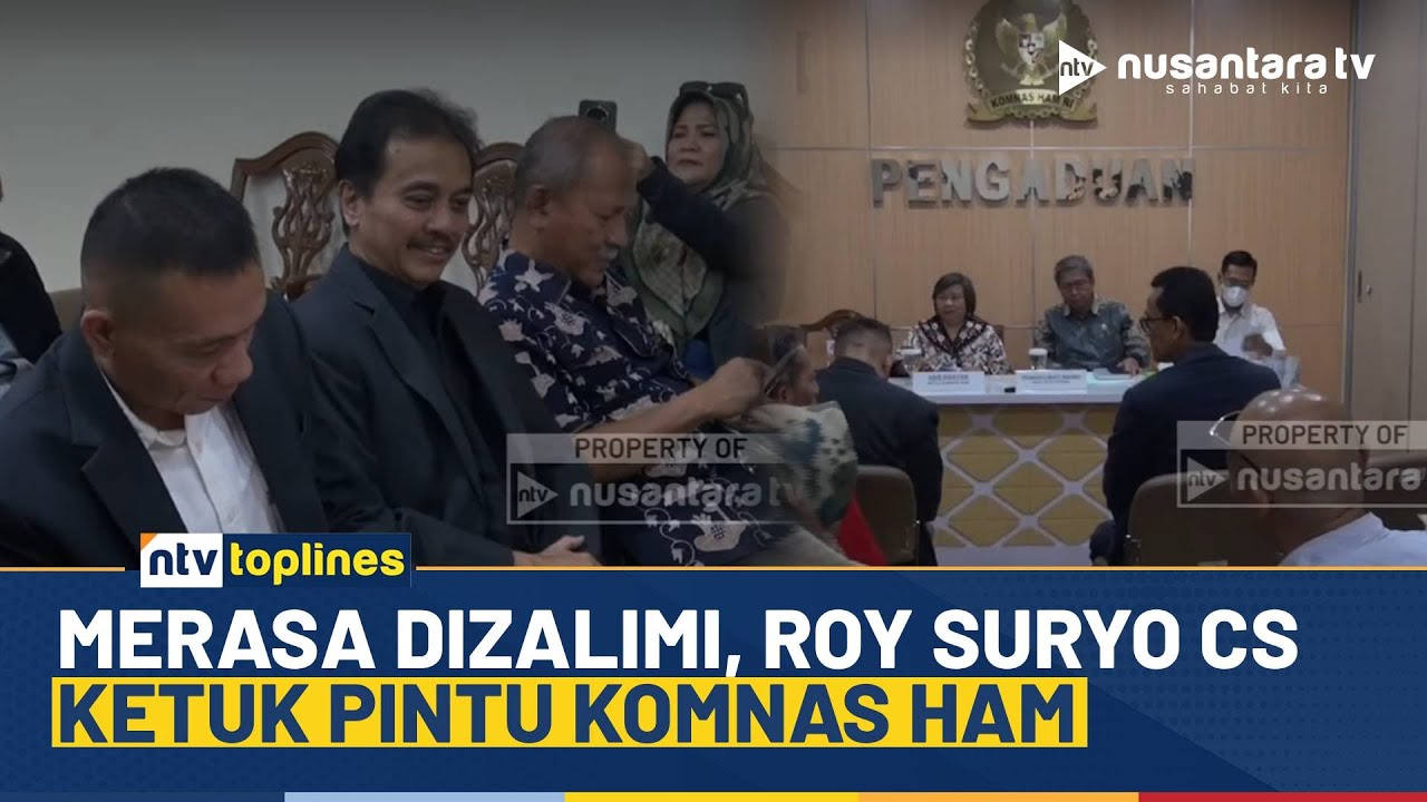Merasa Dikriminalisasi, Roy Suryo Cs “Serang Balik” Adukan Kasus Ijazah Jokowi ke Komnas HAM | NTV