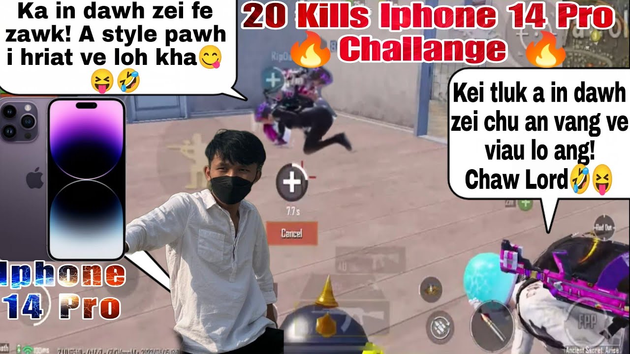 20 Kills for Iphone 14 Pro challange - RIP Lord🔥 | Full Gameplay Funny Highlights
