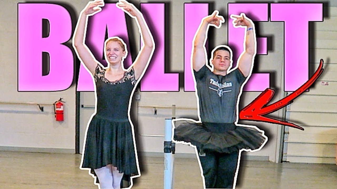 I MADE MY BODYBUILDER BOYFRIEND TRY BALLET! - LEGENDADO
