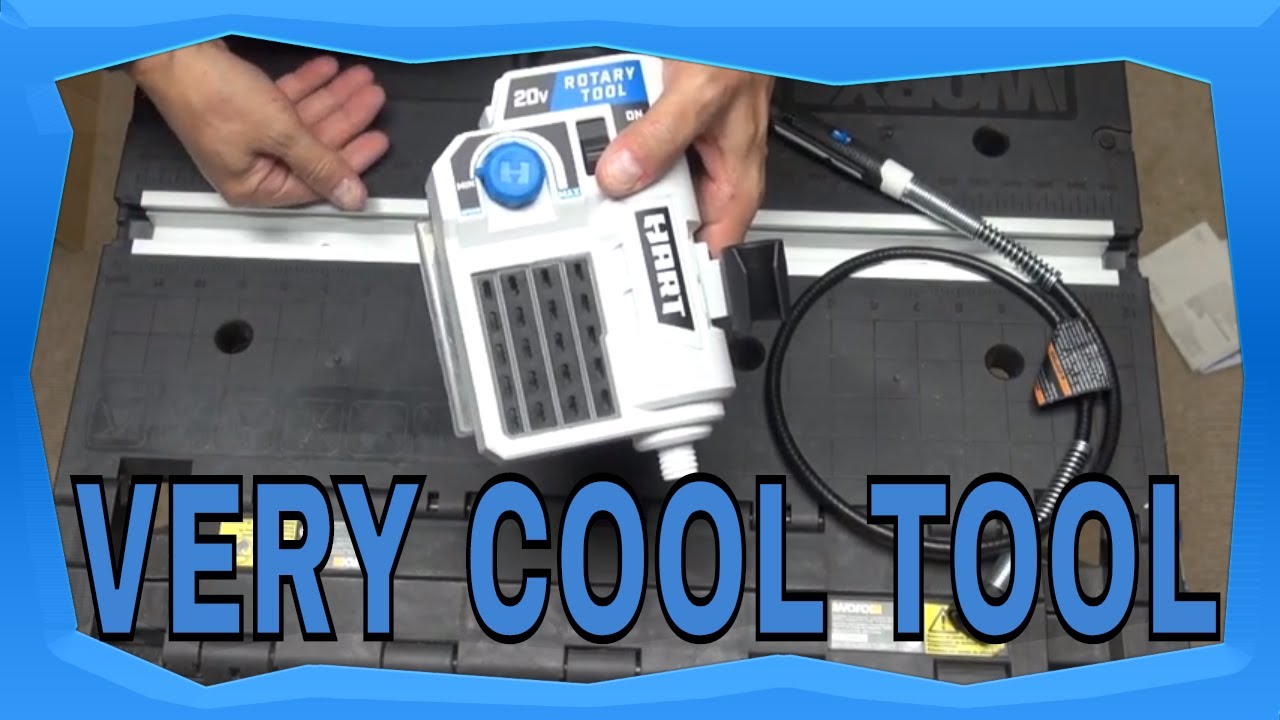 Unboxing And Review Of Hart Rotary Tool Sold By Walmart.