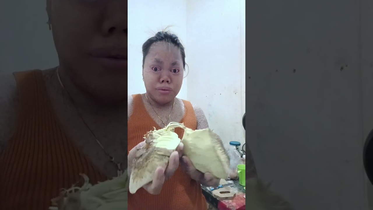 Pertama kali dalam seumur hidup makan buah sukun dengan cara masak di kolak 