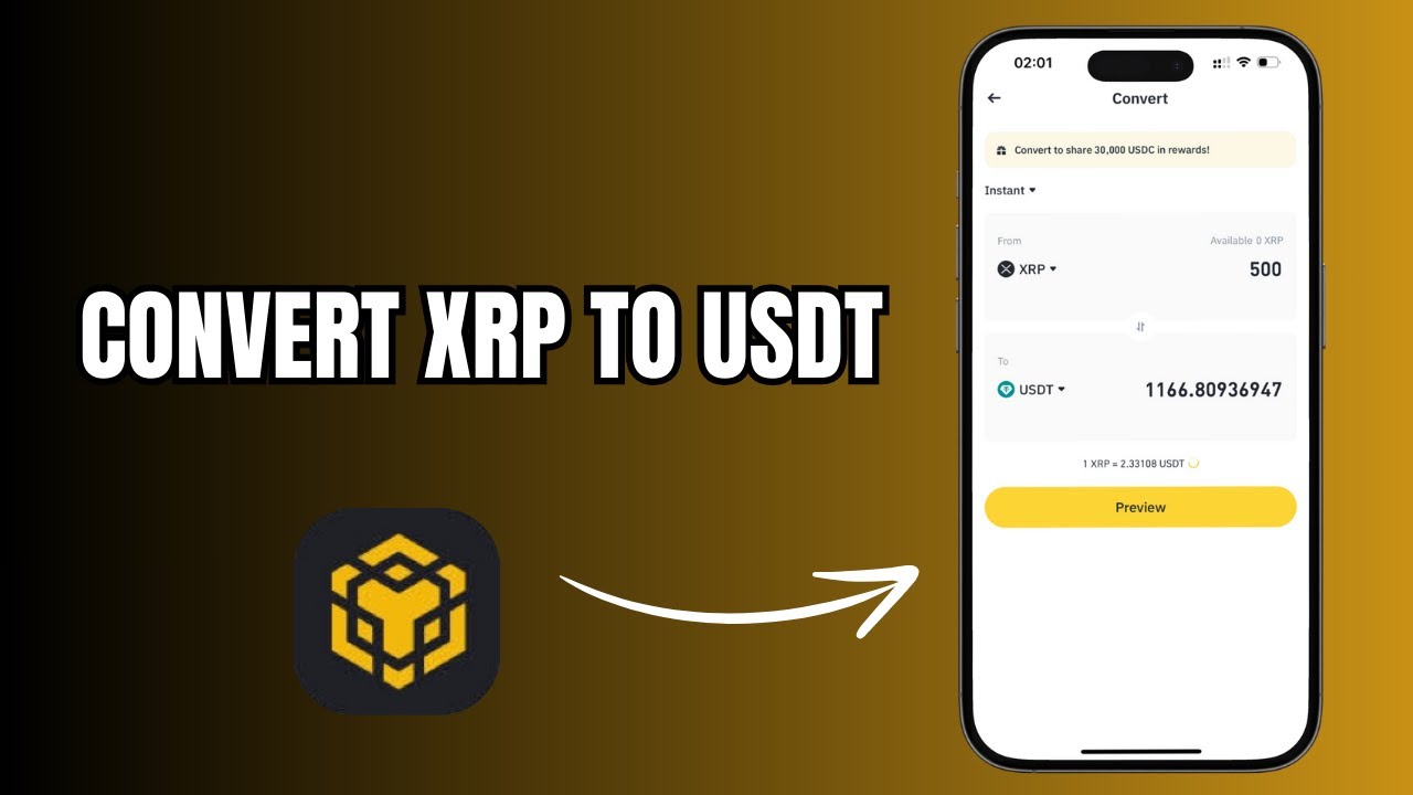 Convert XRP To USDT On Binance  | Exchange btc to usdt