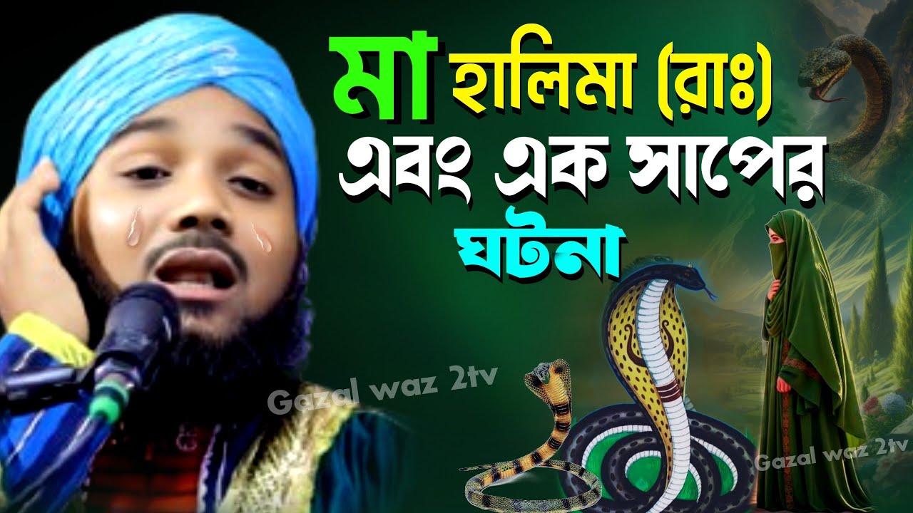 মা হালিমা এবং এক সাপের ঘটনা || মাওলানা ওবায়দুল ইসলাম জামালি #obaidulislamjamalijalsa #gazal #jalsa