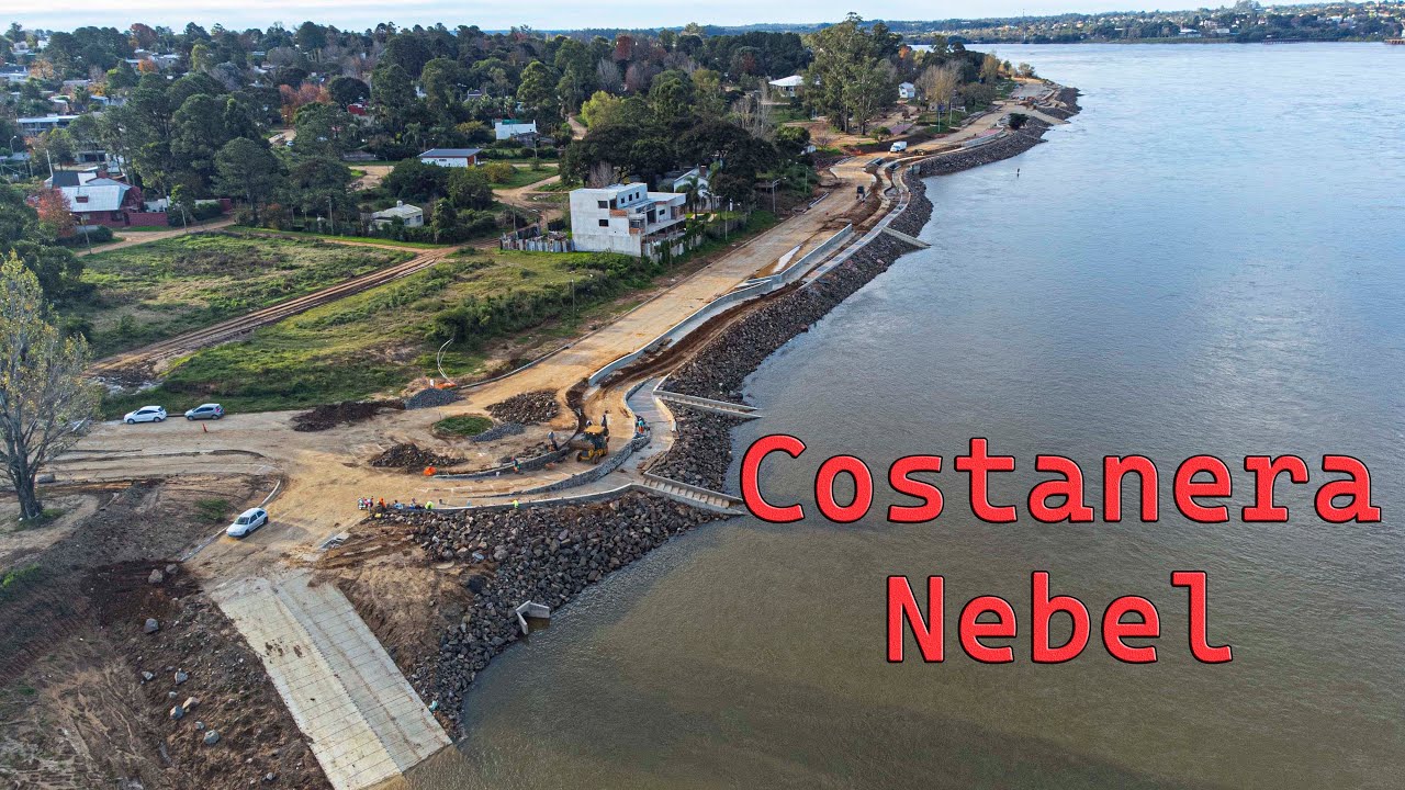 Así está hoy la nueva Costanera Nebel de Concordia