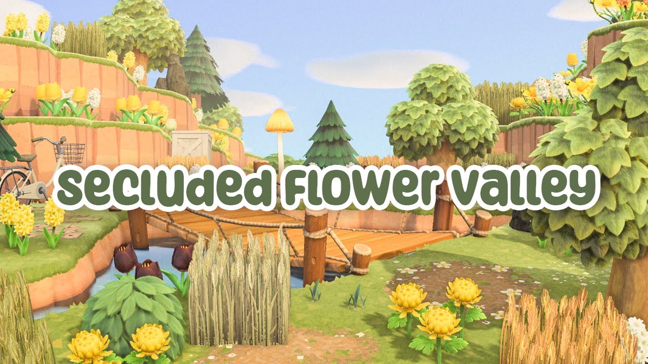 🌼 Secret Sanctuary! 🌼Building a Peaceful Secluded Valley in Animal Crossing New Horizons🌳
