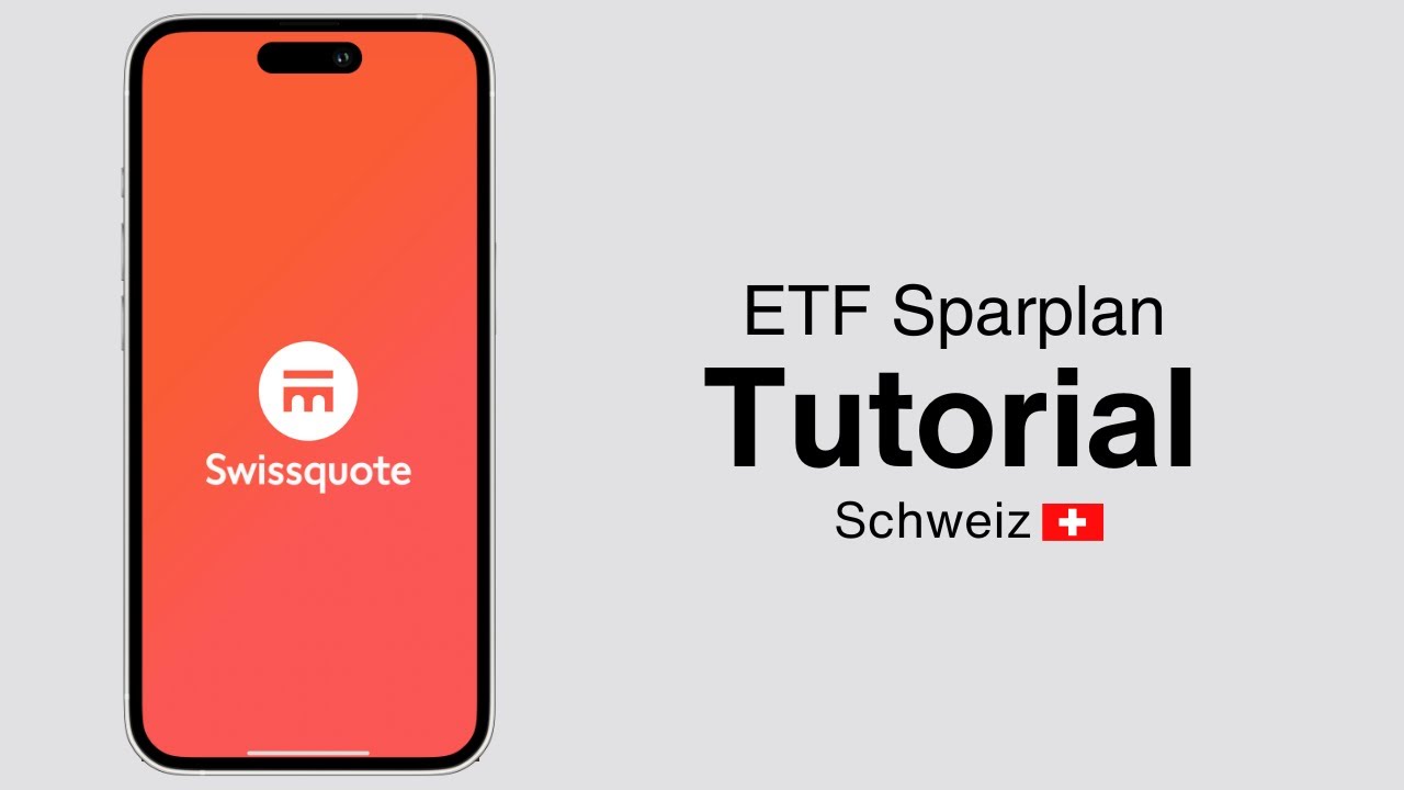 🇨🇭 Swissquote ETF Sparplan in 30 Sekunden einrichten |&nbsp;Tutorial