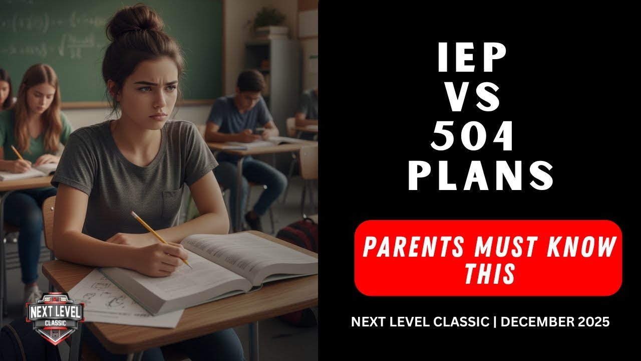 IEP vs 504 Explained for Student-Athletes