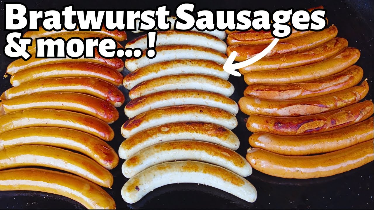 JUMBO German BRATWURST Sausages! | + EPIC Cheese from France, Italy, England & More! | Street Food