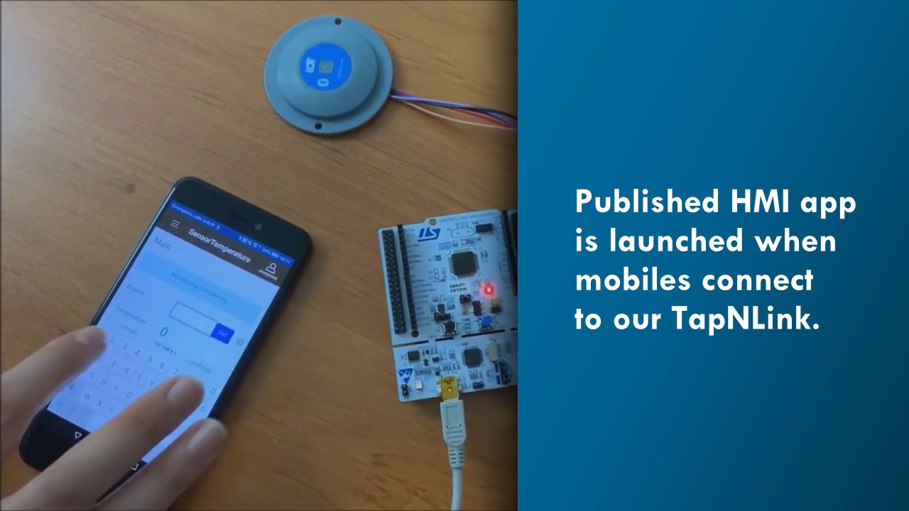 Instantly Create Mobile HMI Apps for STM32 Nucleo