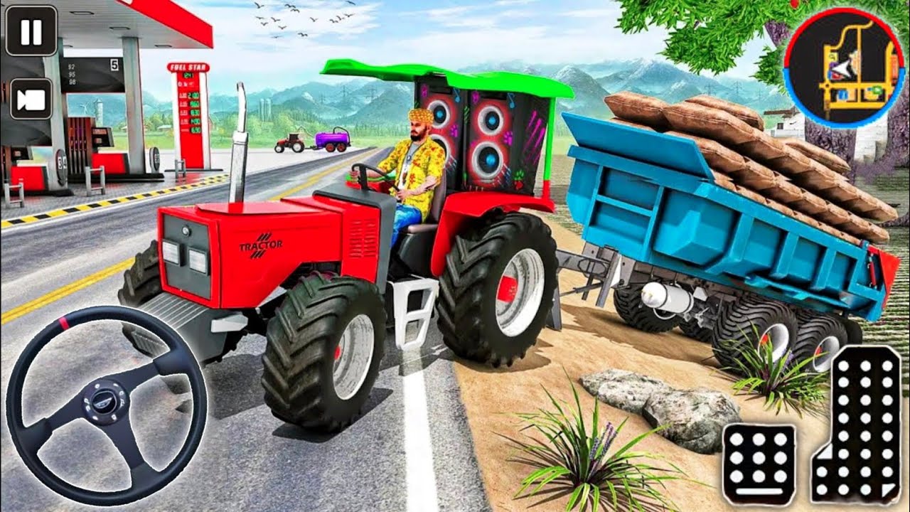 Modern Tractor Farming Driving Simulator 3D - New Tractor Games - Android  Gameplay