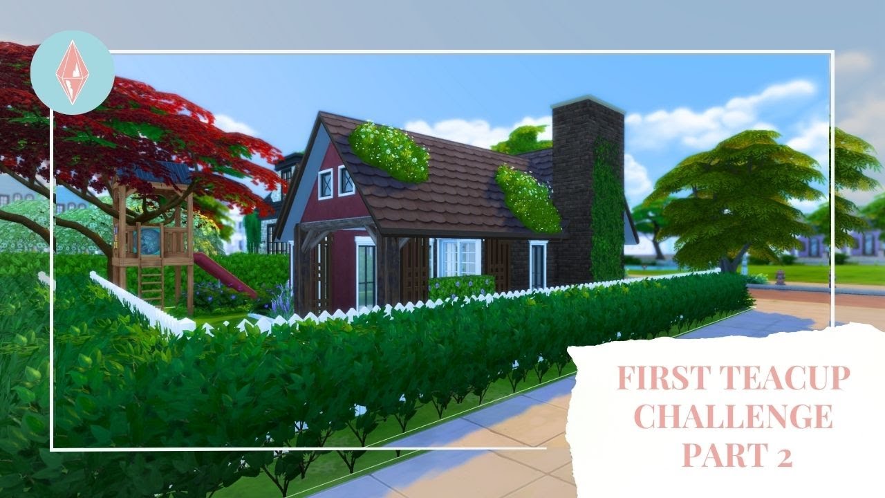 First TeaCup Challenge Part 2 | Shell Build | Sims 4