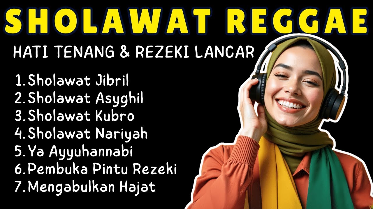 🎶SHOLAWAT REGGAE PALING ASYIK | Bikin Hati Tenang & Jiwa Happy