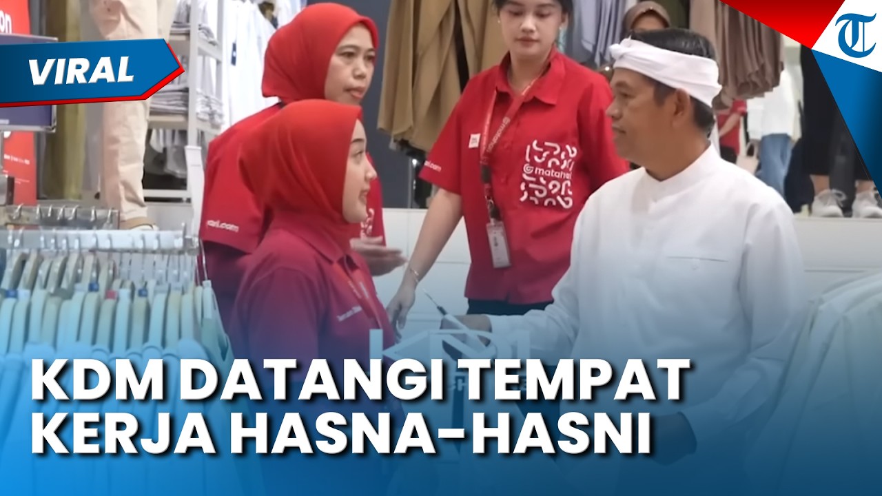 DEDI MULYADI TEPATI JANJI! Datang ke Store Matahari Lokasi Hasna-Hasni Bekerja, Belanja Baju Lebaran