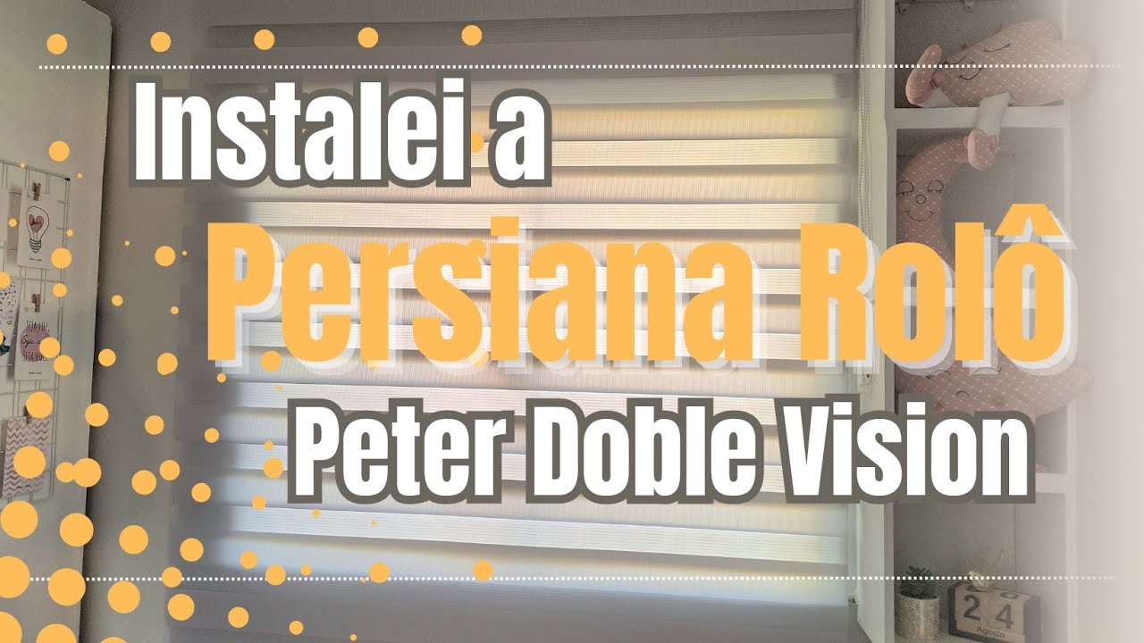 Coloquei a Persiana Rolô Double Peter - Inspire #inspirationalvideo #persianas #leroymerlin