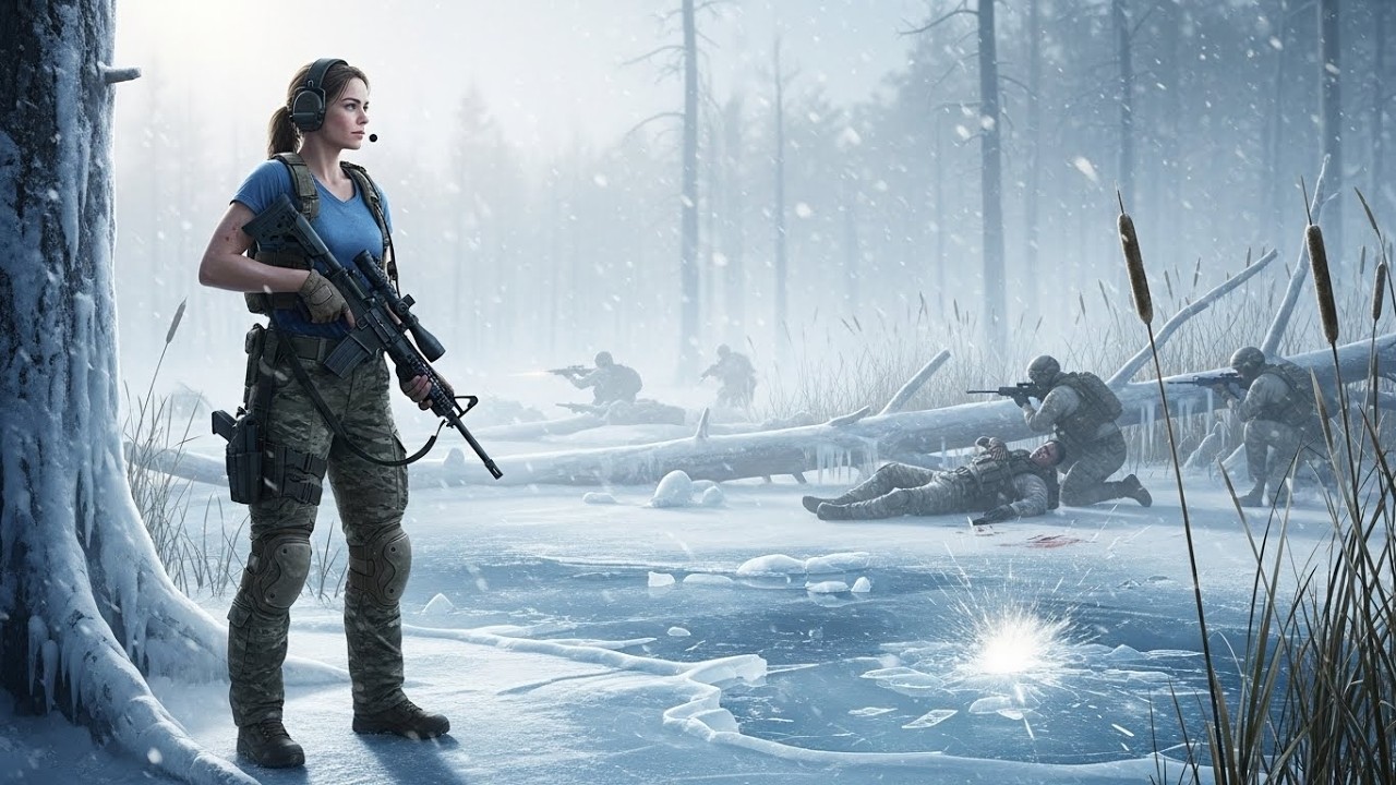 SEAL Team Trapped in Frozen Ambush — Then a Calm Female Voice Said: “Night Viper, I’m On You”
