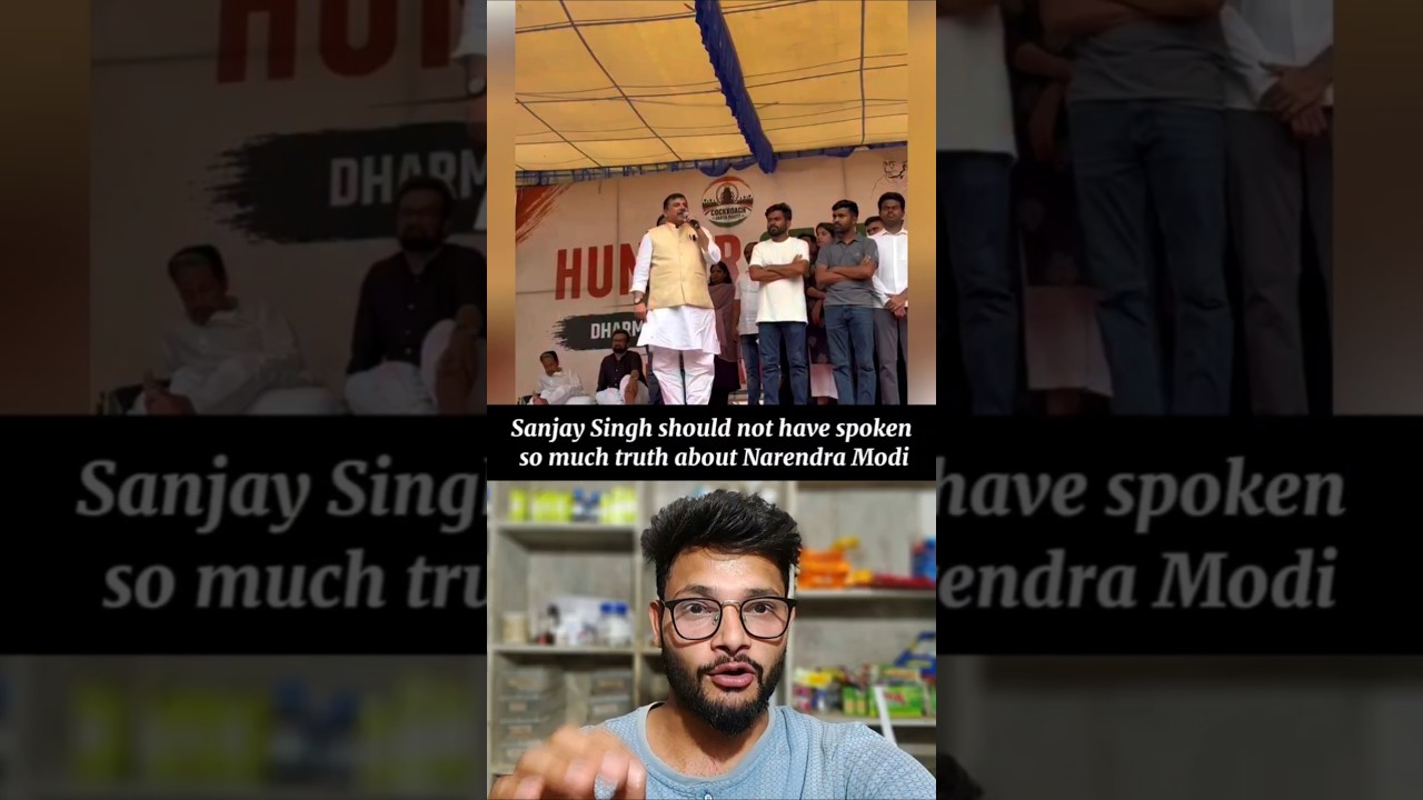 Sanjay Singh should not have spoken so much truth about Narendra Modi. #narendramodi #sanjaysingh