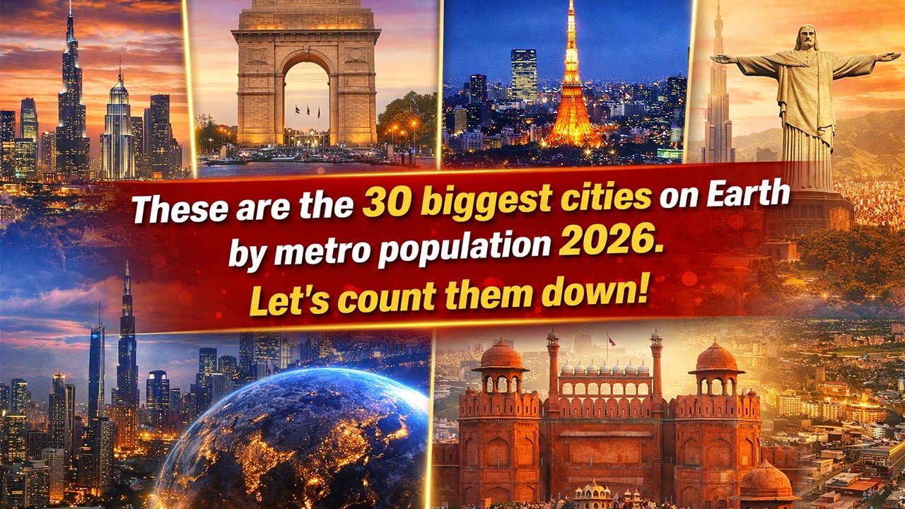 We Are Running Out of Space: World’s Largest Cities by Metro Population (2026 Ranking)