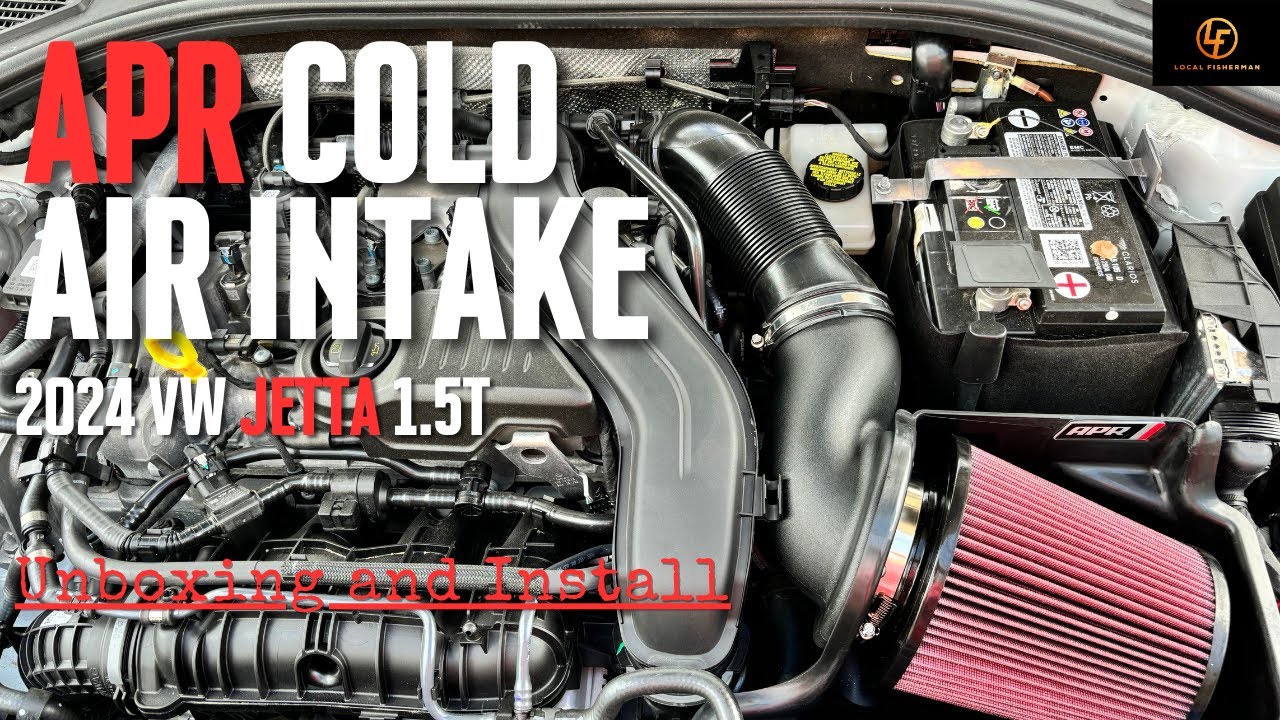 2024 Volkswagen Jetta Sport 1.5T APR Cold Air intake install and review
