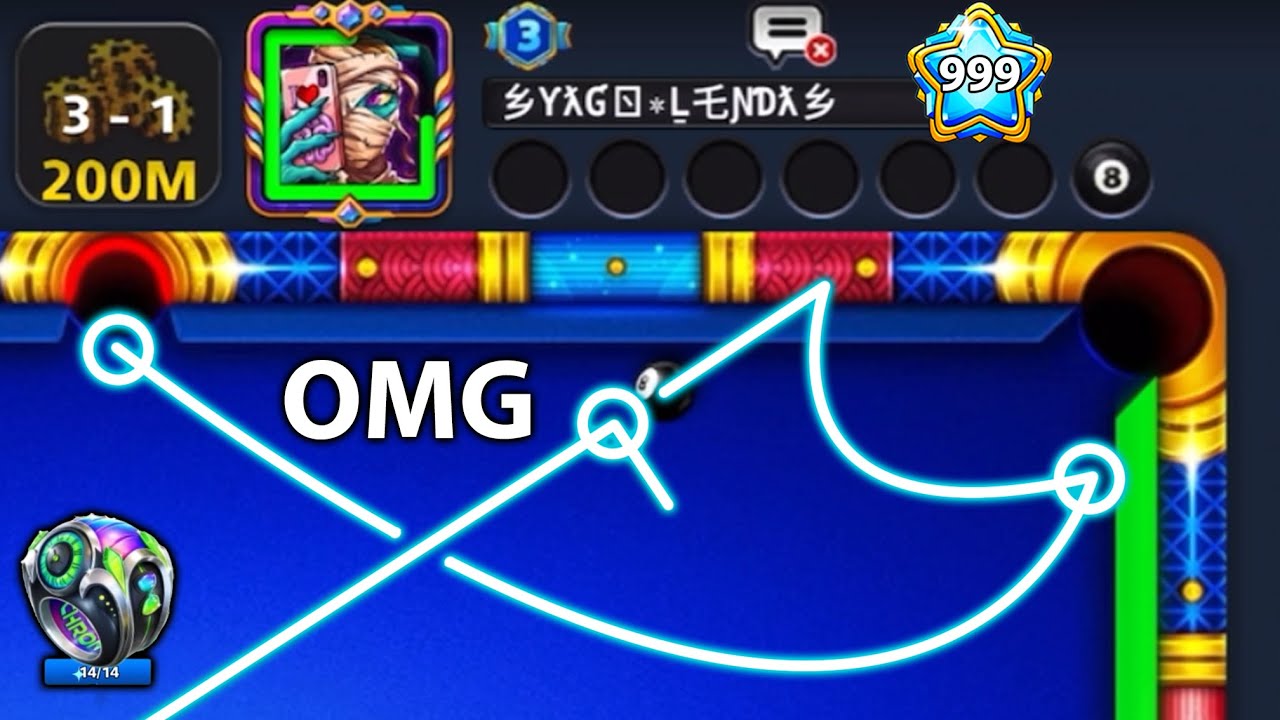 I Met LEVEL 999 LEGEND in 200M Table - Pool Chronicles 3rd Ring - 8 ball pool GamingWithK