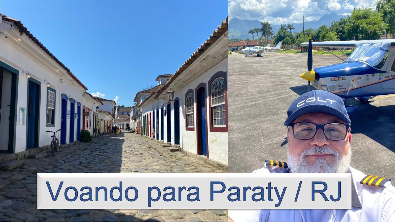 Voando comigo até  Paraty/RJ !