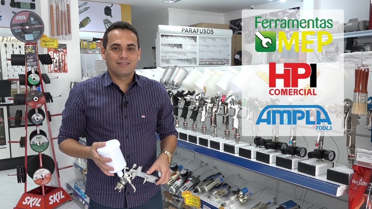 Pistola De Pintura Gravidade Profissional Hvlp Lx100