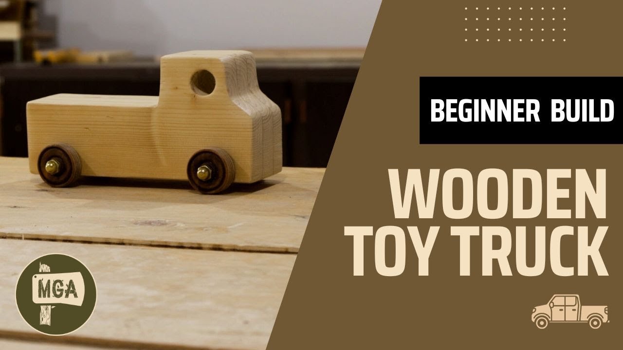Build A Simple Wooden Toy Truck with Me