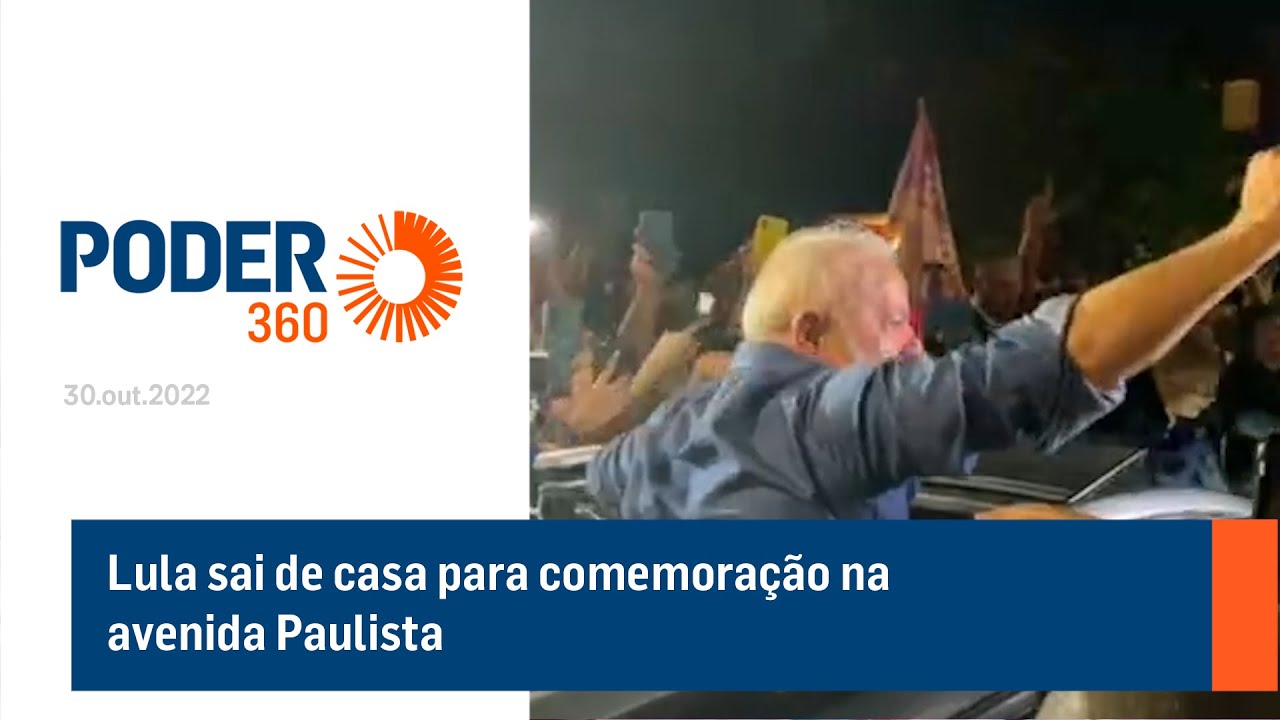 Lula sai de casa para comemoração na avenida Paulista