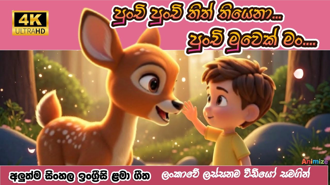පුංචි පුංචි තිත් තියෙනා|Punchi Punchi thith thyena|සිංහල ළමා ගීත|Sinhala kids songs