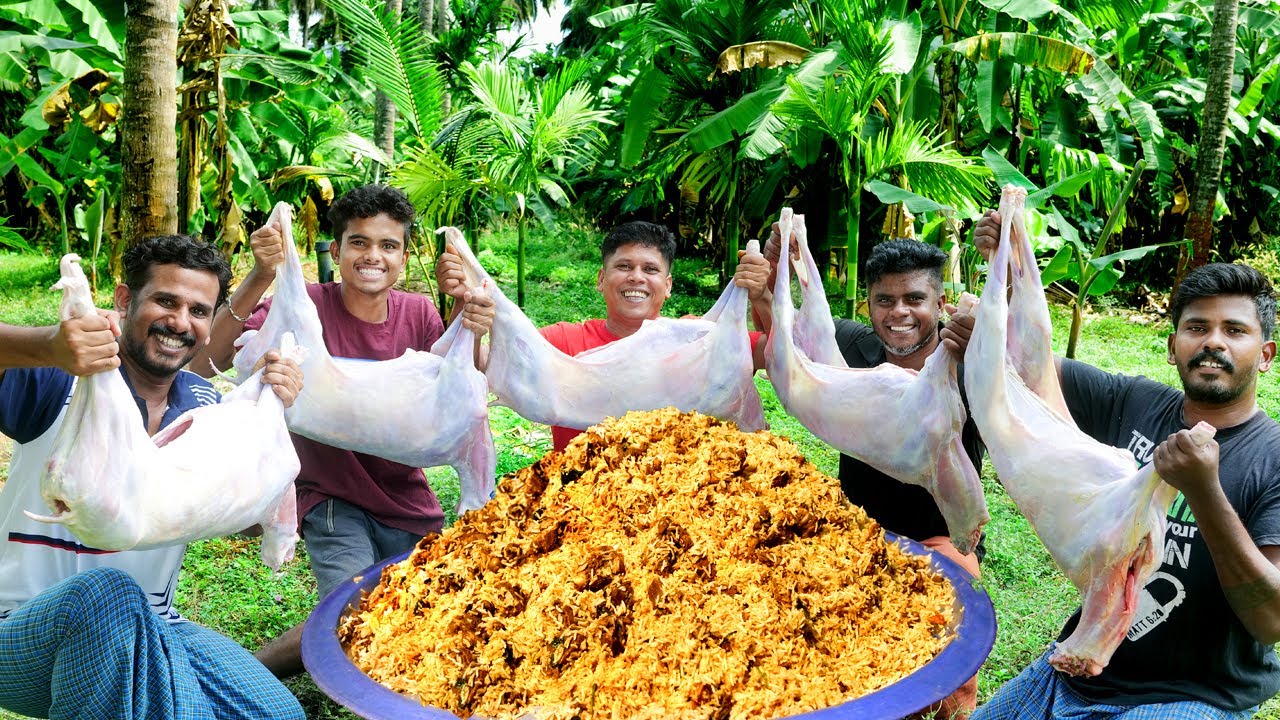5 FULL GOAT BIRYANI | Layered Mutton Biryani Recipe | Cooking Skill