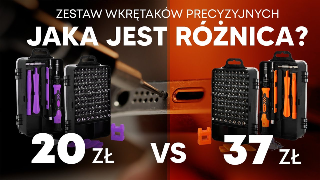 Zestaw precyzyjnych wkrętaków – do elektroniki i drobnych napraw!