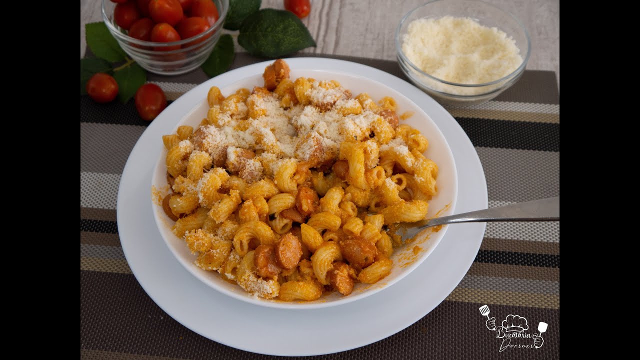 Паста с томатно-колбасным соусом - Быстрый и вкусный обед или ужин # 70