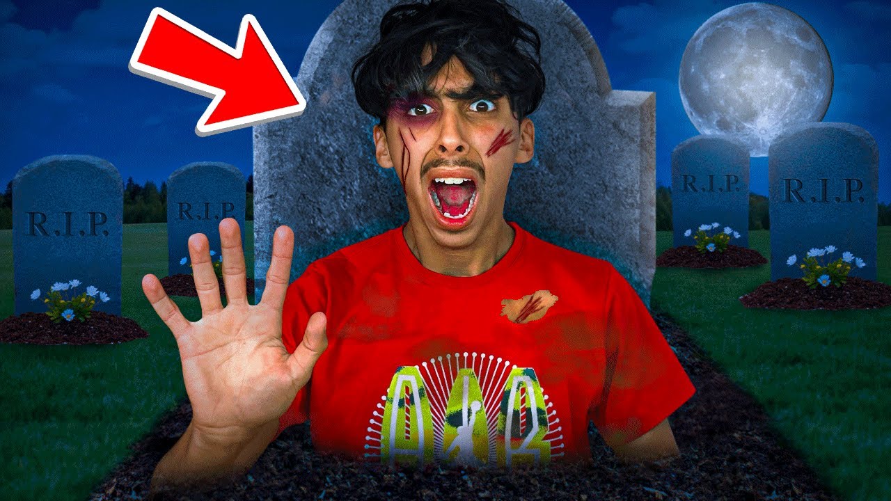 للأسف جربت العيش وسط القبر لمدة 24 ساعة ⚰️☠️ وقعات أكبر موصيبة 💔😰