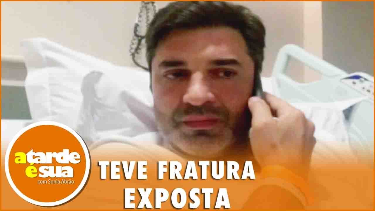Edu Guedes chora ao relatar acidente: 