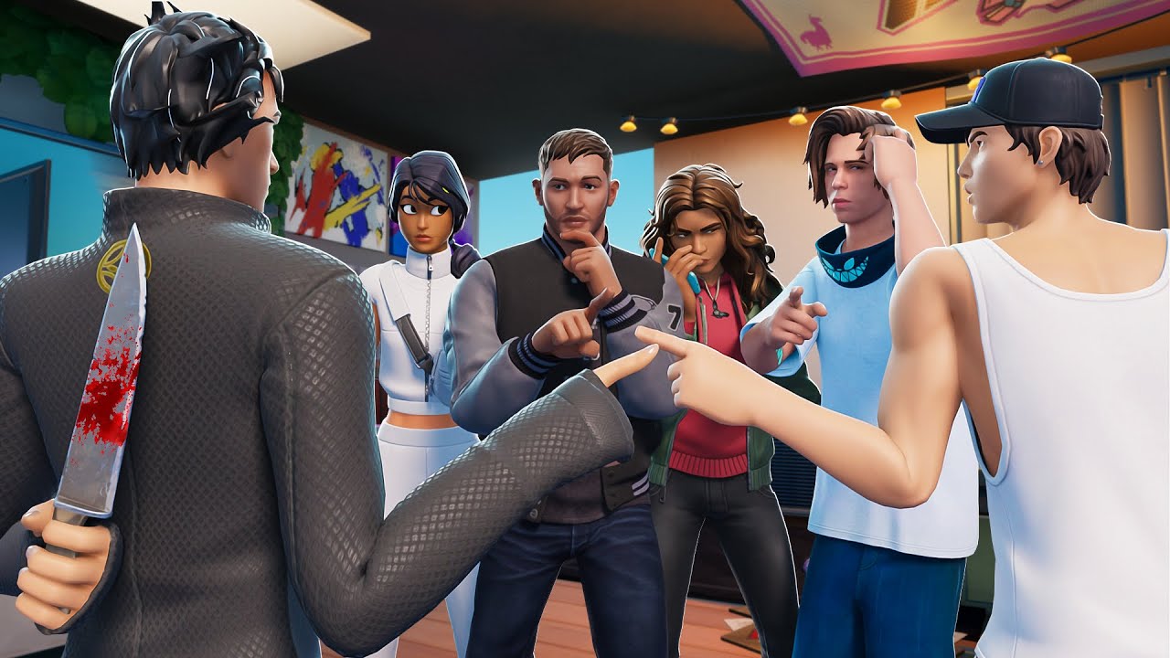 Fortnite Roleplay MURDER MYSTERY… (WHO IS THE KILLER?!) (A Fortnite Short Film)