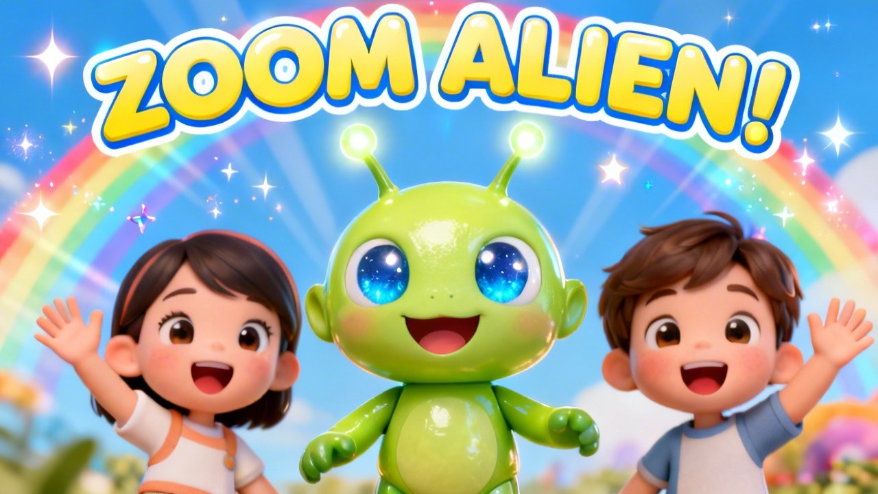 Zoom Zoom Alien Song 👽  Fun Playdate Rhyme for Kids