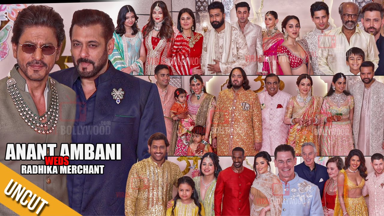 UNCUT - Anant Ambani weds Radhika Merchant | Star Studded Redcarpet