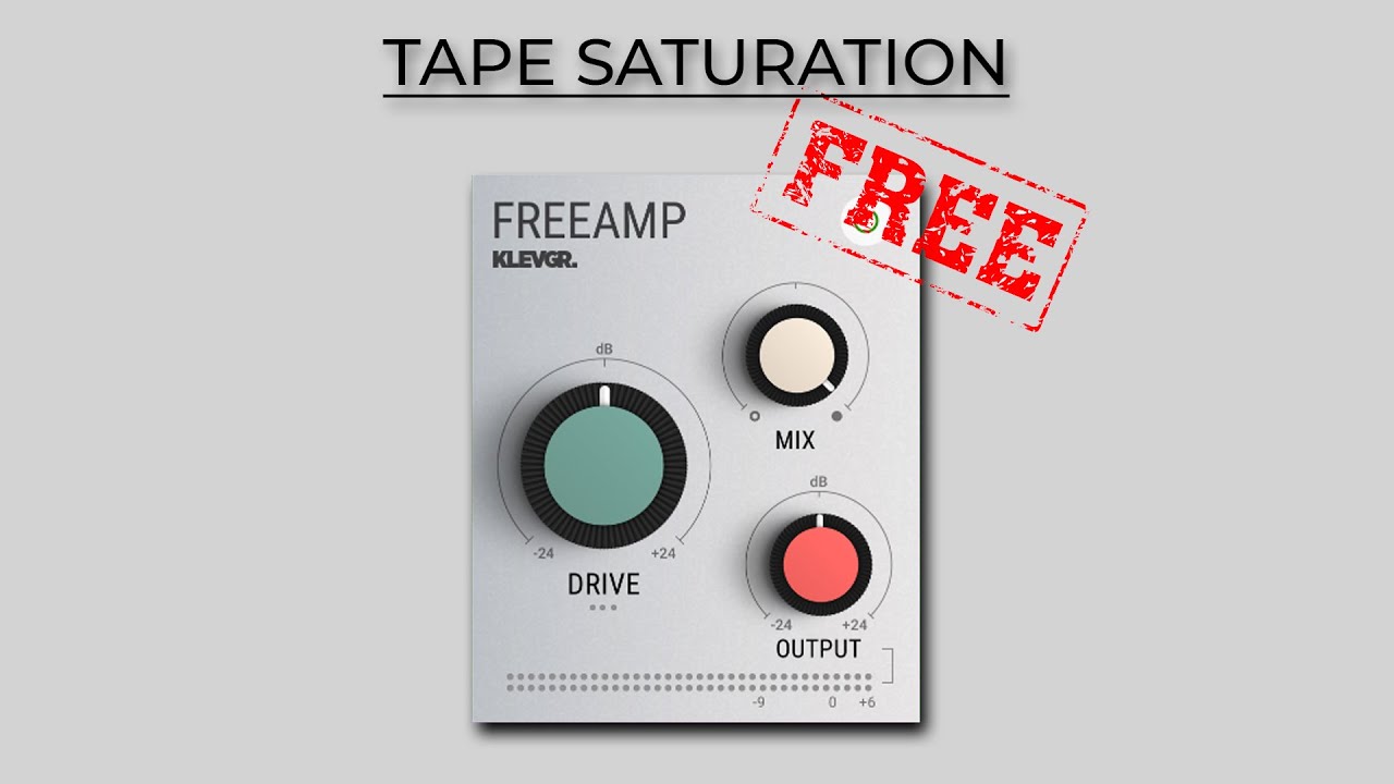 Free Tape Saturation - Free Plugin Friday Ep. 16