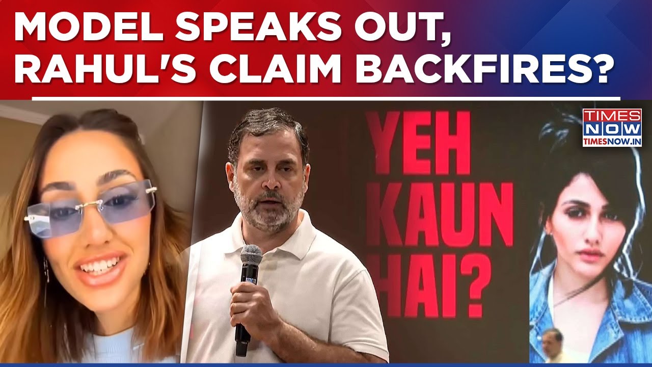 Brazilian Model Responds To Her Viral Picture During Rahul Gandhi's 'Vote Chori' Press Conference