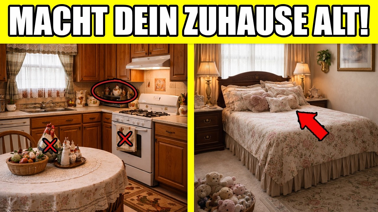 10 FEHLER, DIE IHR ZUHAUSE ALT AUSSEHEN LASSEN! (WIE MAN ES MODERNER MACHT)