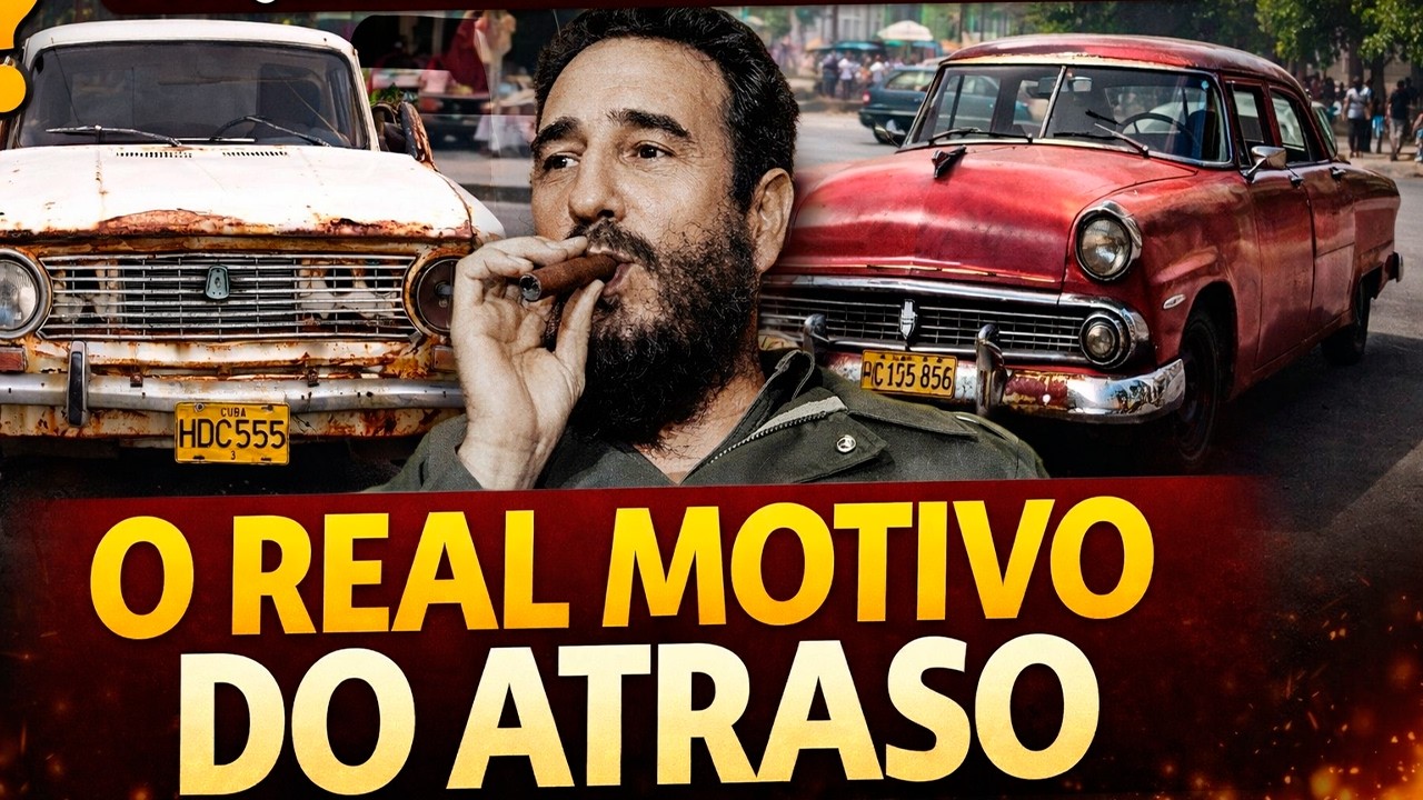 POR QUE SÓ TEM CARROS VELHOS EM CUBA? Entenda o real motivo!