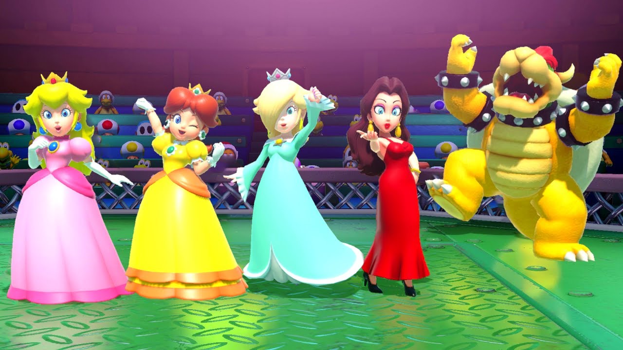 Can Mario's Girlfriends beat Bowser in these Mario Party Minigames?