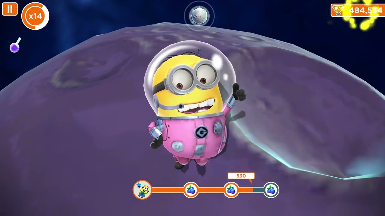 Despicable Me: Minion Rush - Collect 600 Stars on the Moon Mission