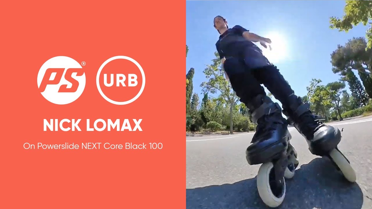 Lomax on Powerslide Next Core Black 100 skates